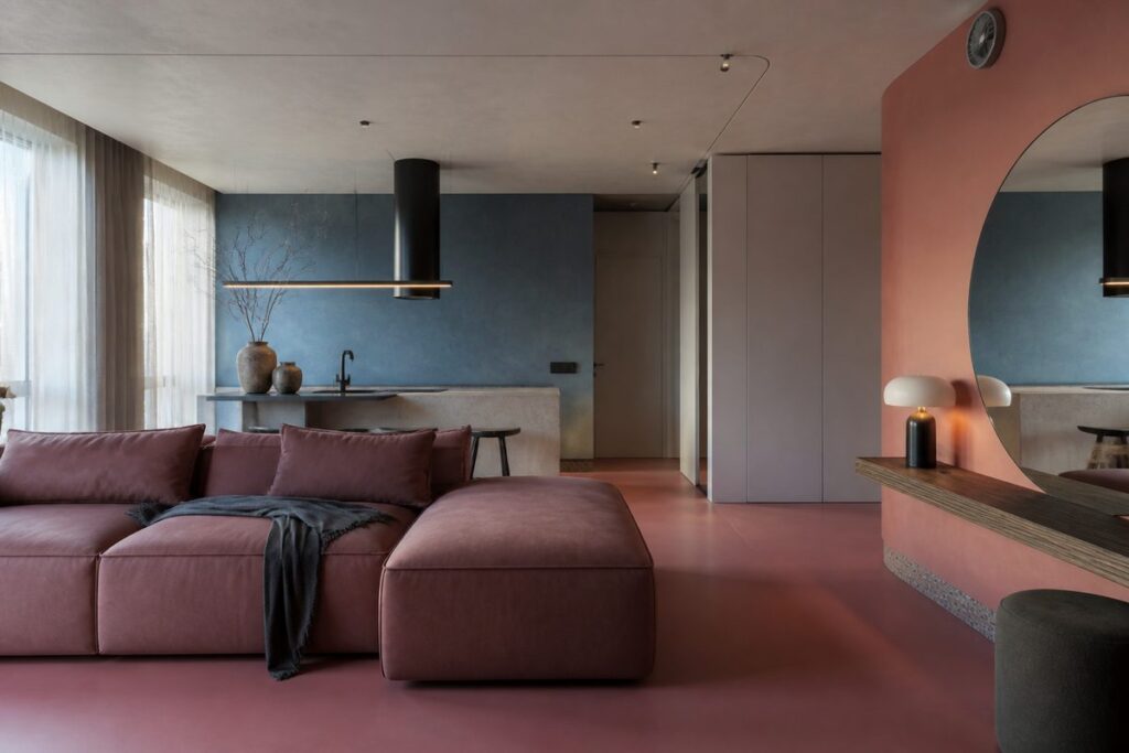 микроцемент цветной — фото 3, Decormos